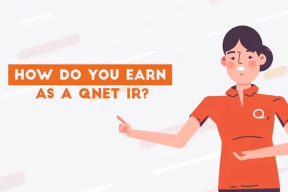 Infographic of qnet ir make money with qnet